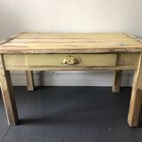 Farm coffee table, countryside.