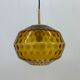 Limburg Glashutte glass hanging lamp , 1970