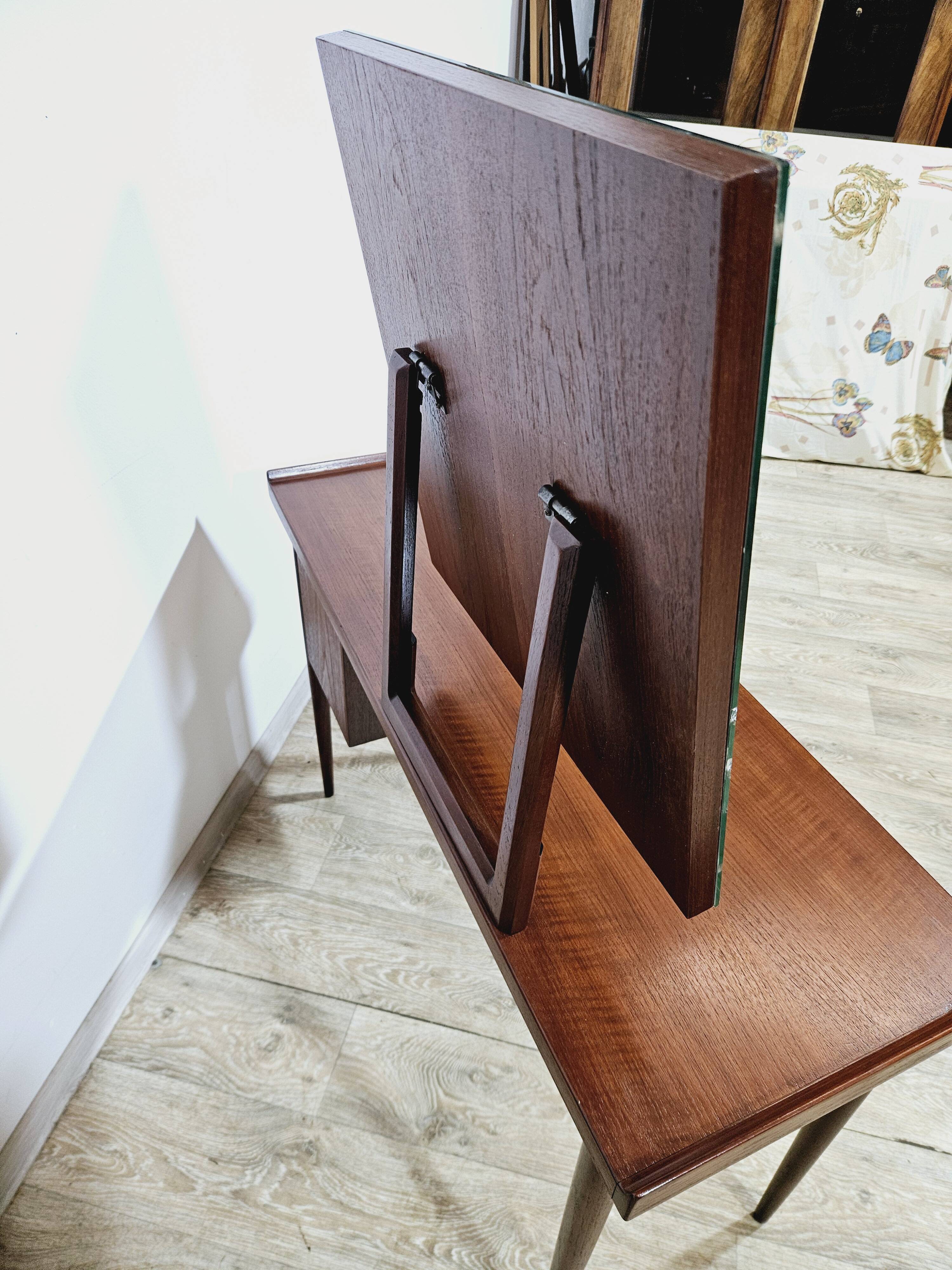 Gunnar nielsen tibergaard, toilet teak, denmark, 1960s.