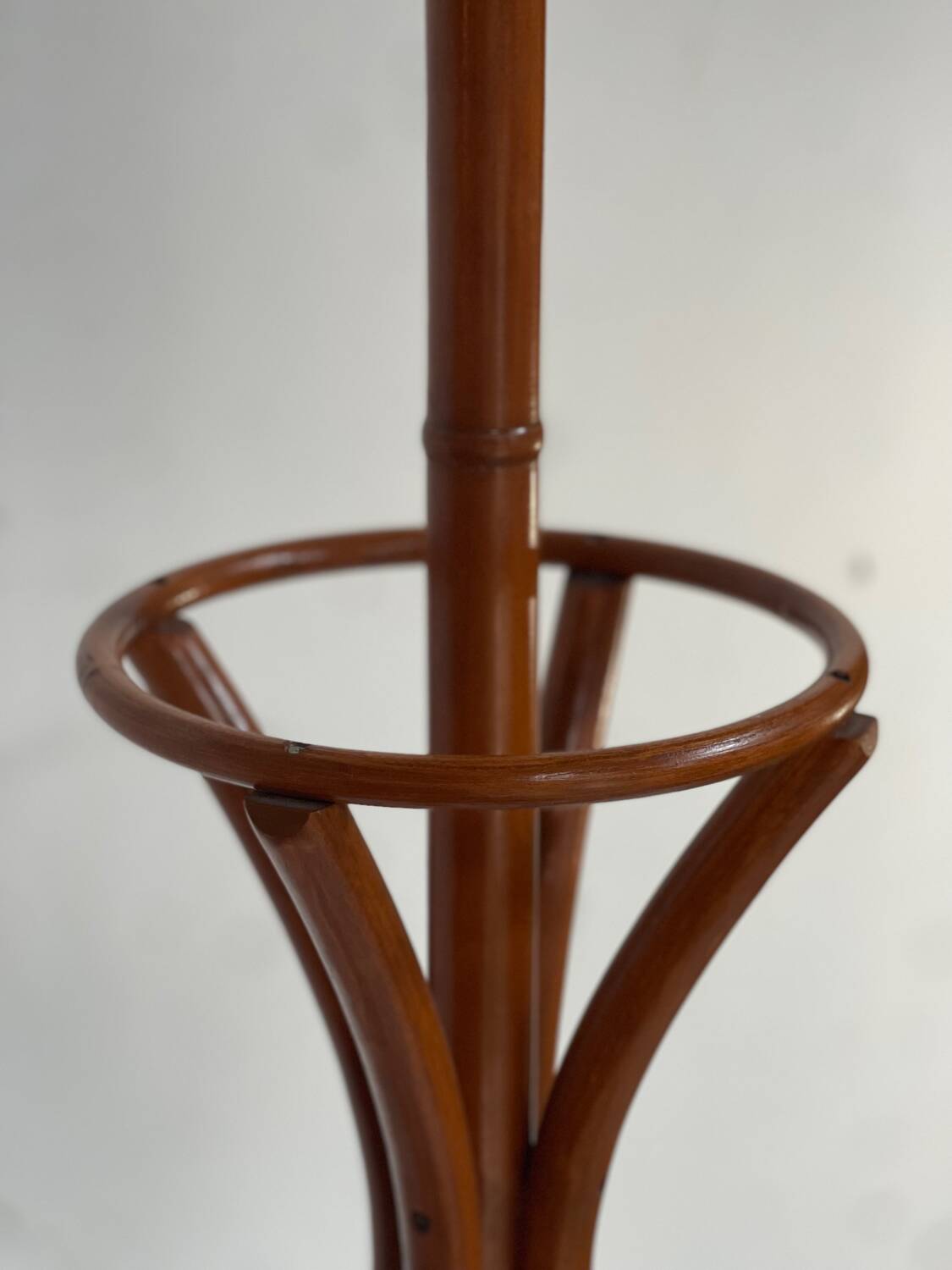 Wooden parrot coat rack, Baumann style, 1970s