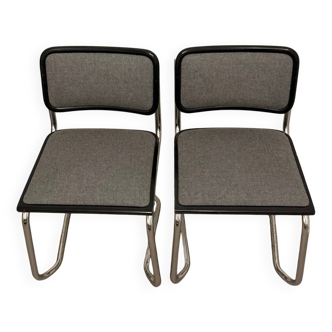 Chaise style Breuer made in Italy tissu