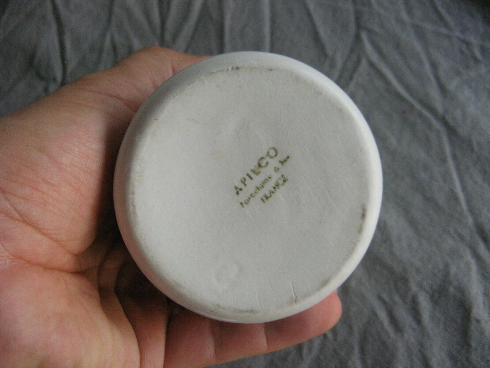 Apilco white porcelain chocolate pot