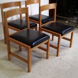 Lot de quatre chaises