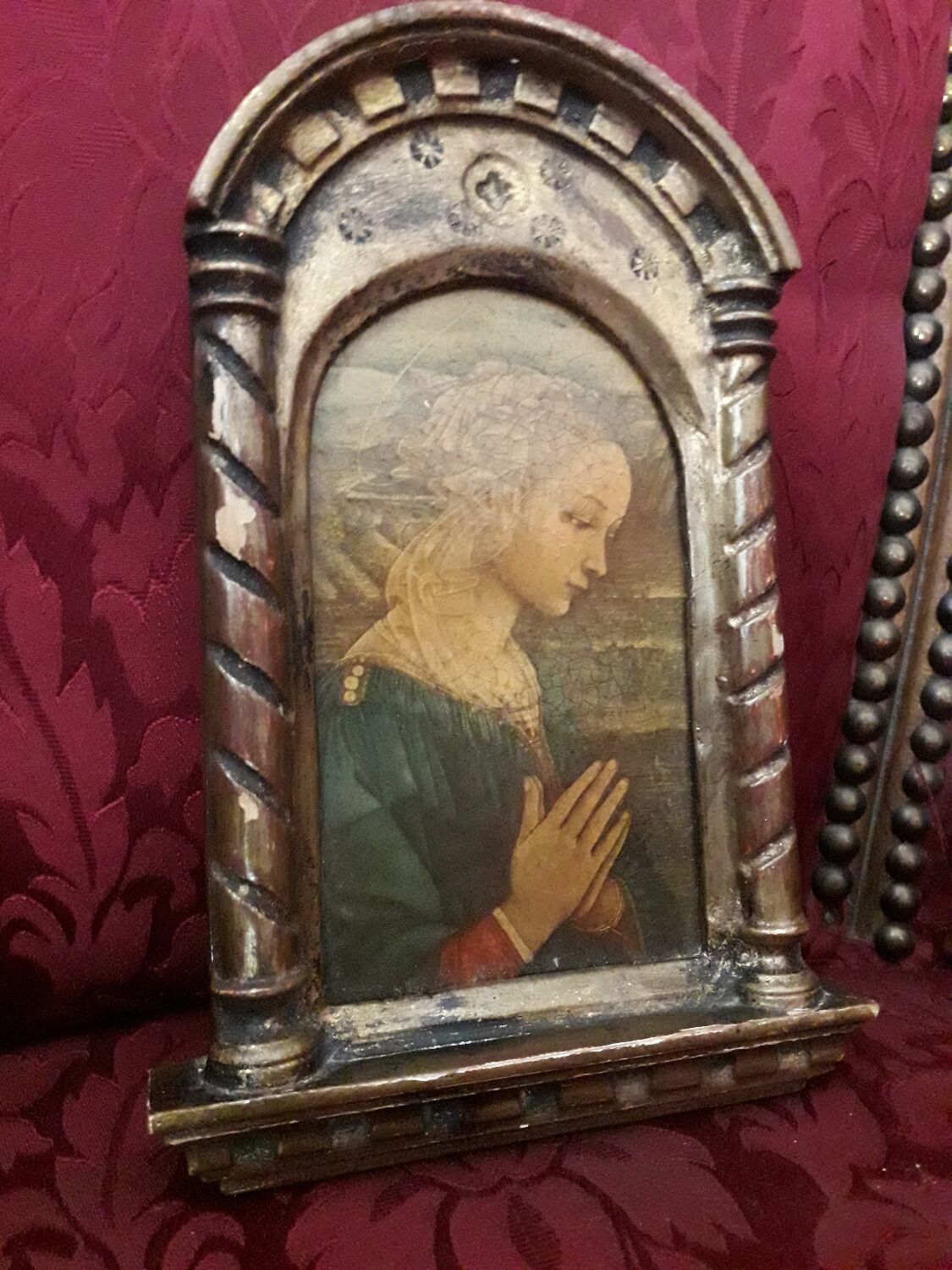 Painting on wood by Fra Filippo. Madonna La Lippina