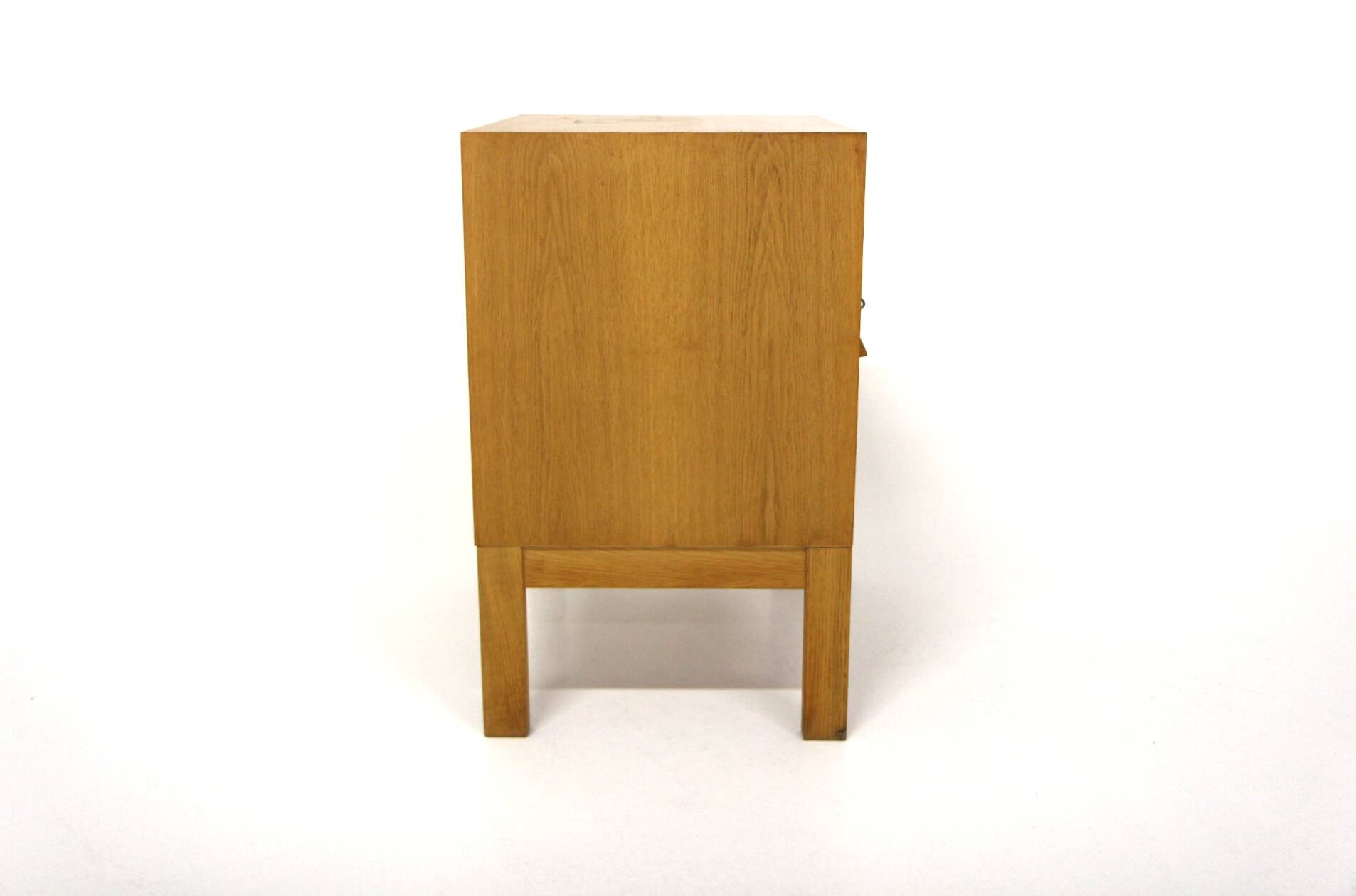 Scandinavian "tambour" chest of drawers in oak, Sweden, 1960