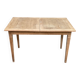 Louis XVI dining table renovated in raw wood from the 19th century