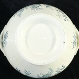 Soupiere in faience salins-les-bains floral decoration around 1900