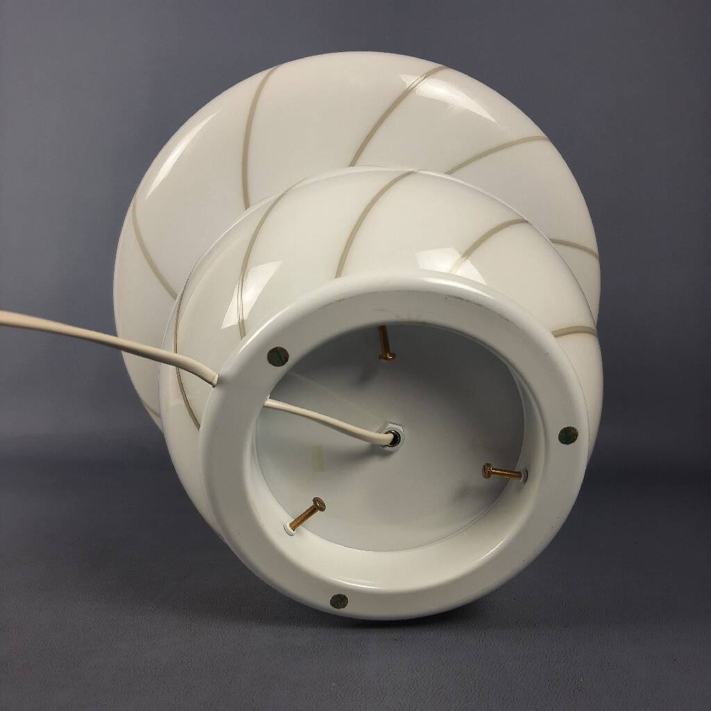 Mushroom lamp in Murano glass, modernist design by Nason Mazzega from the 1970s.