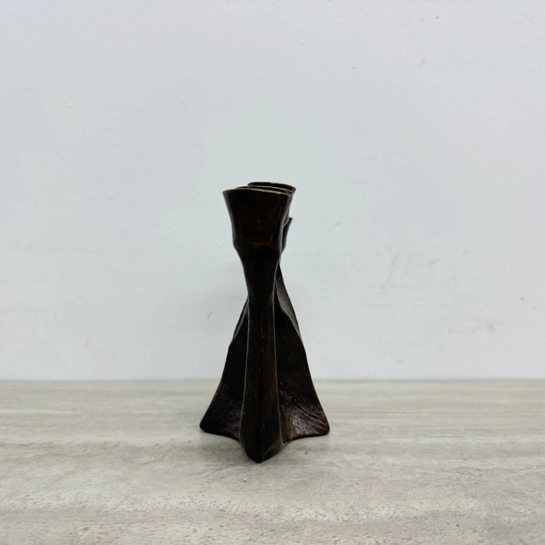 Brutalist candle holder by Horst Dalbeck, 1970s, Germany