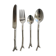 Set de 20 couverts en métal argenté brillant