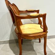 Salon Louis XVI, quatre pièces cannelé et mouluré