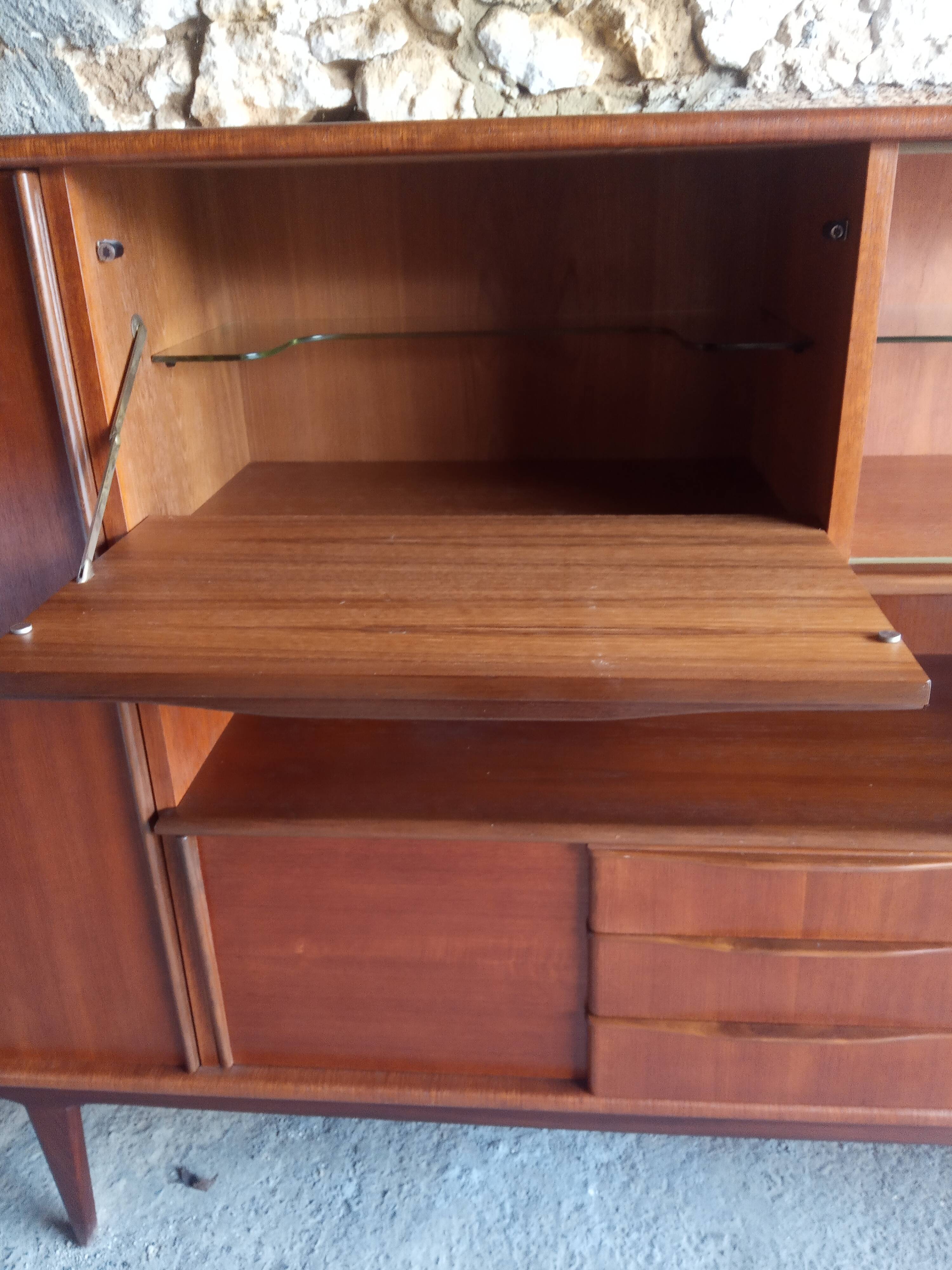 Teal sideboard