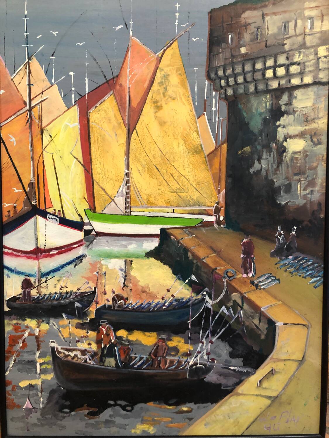 Concarneau Brittany signed Blay