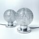 Pair Vintage Space Age Table Lamps from Doria