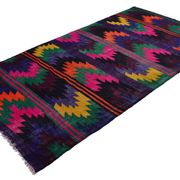 Turkish Kilim Yuruk Vintage 177x338 cm Geometric Multicoloured