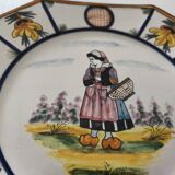 2 Henriot Quimper plates
