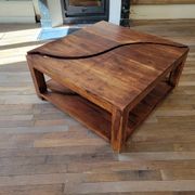 Design coffee table in 2 parts from around 1970.