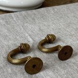 Solid brass coat hooks