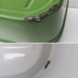 Old enamelled bread box