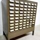 Vintage metal Industrial file cabinet chest of drawers Addressograph