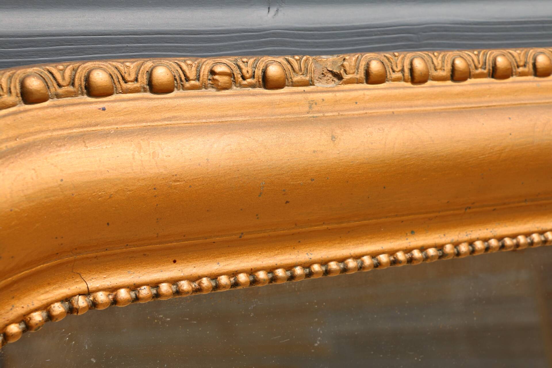 XXL antique gold mirror 1430mm