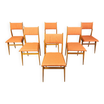 Mid century Italian dining chairs, 1950s