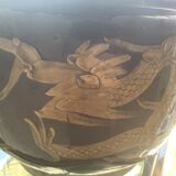 Cache pot décor chinese dragon craft quality