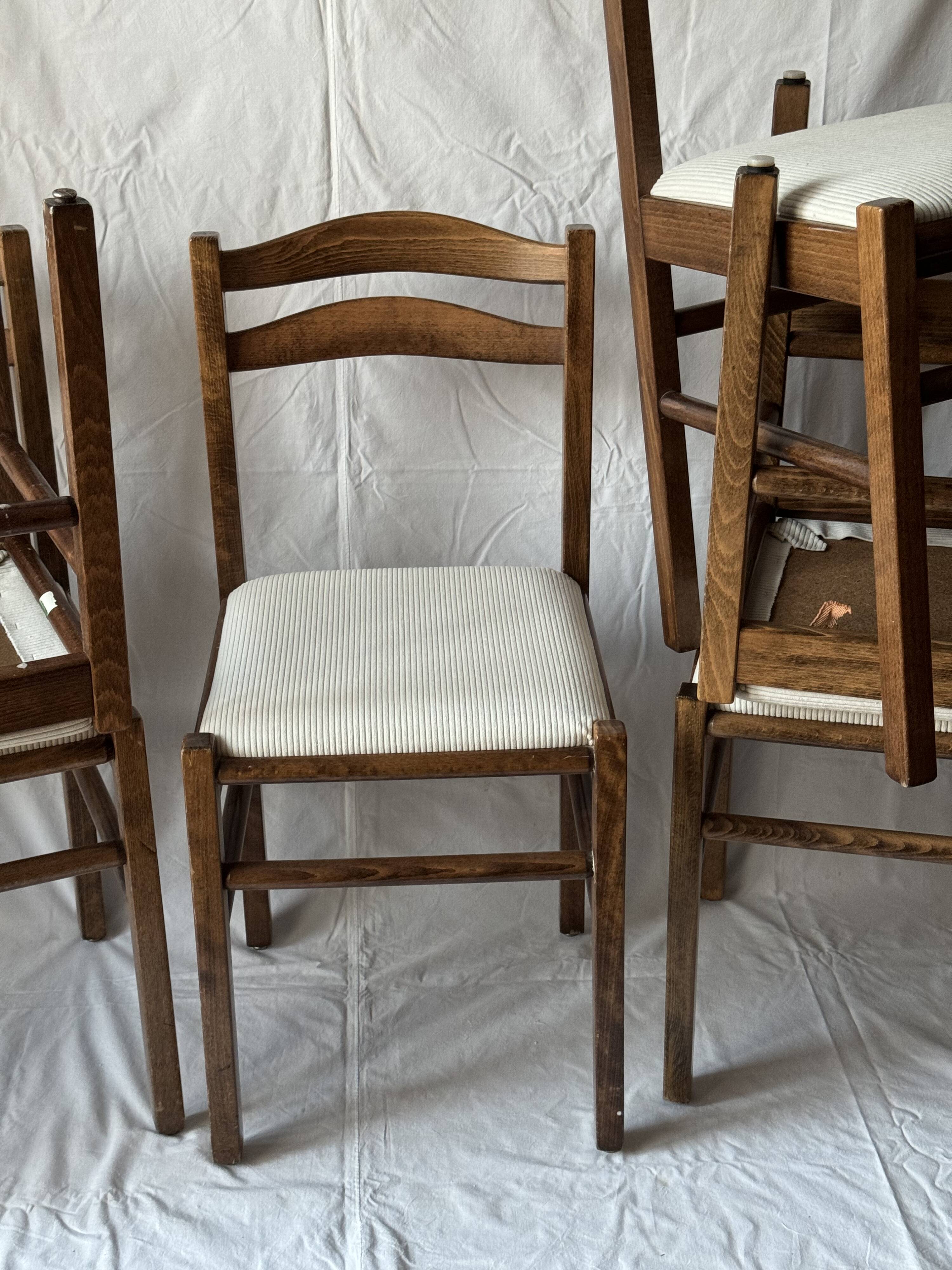 Set of 6 Baumann chairs