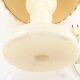 Pair of lamps  feet in white marble