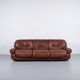 Sapporo leather sofa 1970s by Mobil Girgi publisher