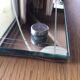 Thick engraved bevelled mirror 39cm X 30cm