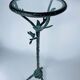 Metal pedestal table in the manner of Diego Giacometti