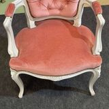 1970s Louis XV style cabriolet armchair