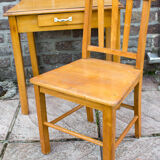 Old children's table and chair