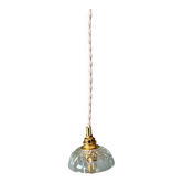 Vintage glass pendant light - tableware collection (UD1)