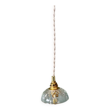 Vintage glass pendant light - tableware collection (UD1)