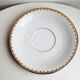 Series of 4 cups and saucers in white porcelain