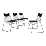 4x chaise de salle à manger string chair shin azumi magis,