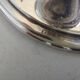 Silver metal design candle holder