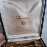 12 small mocha spoons. Christofle Paris.