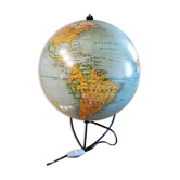 Globe terrestre lumineux Girard et Barrère