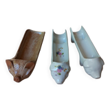 1 lot de 3 plats "tête de cochon" à  saucisson