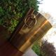 Yellow copper champagne bucket / vintage 70s