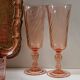 2 Rosaline Luminarc flutes