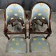 Pair of Mahogany Gondola Chairs, Restoration period – Part 1 of the 19th century