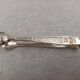 christofle villeroy model - sugar tongs 10 cm silver metal perfect condition