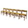 Set of six teak chairs, Danish design, 1970s, production: Denmark