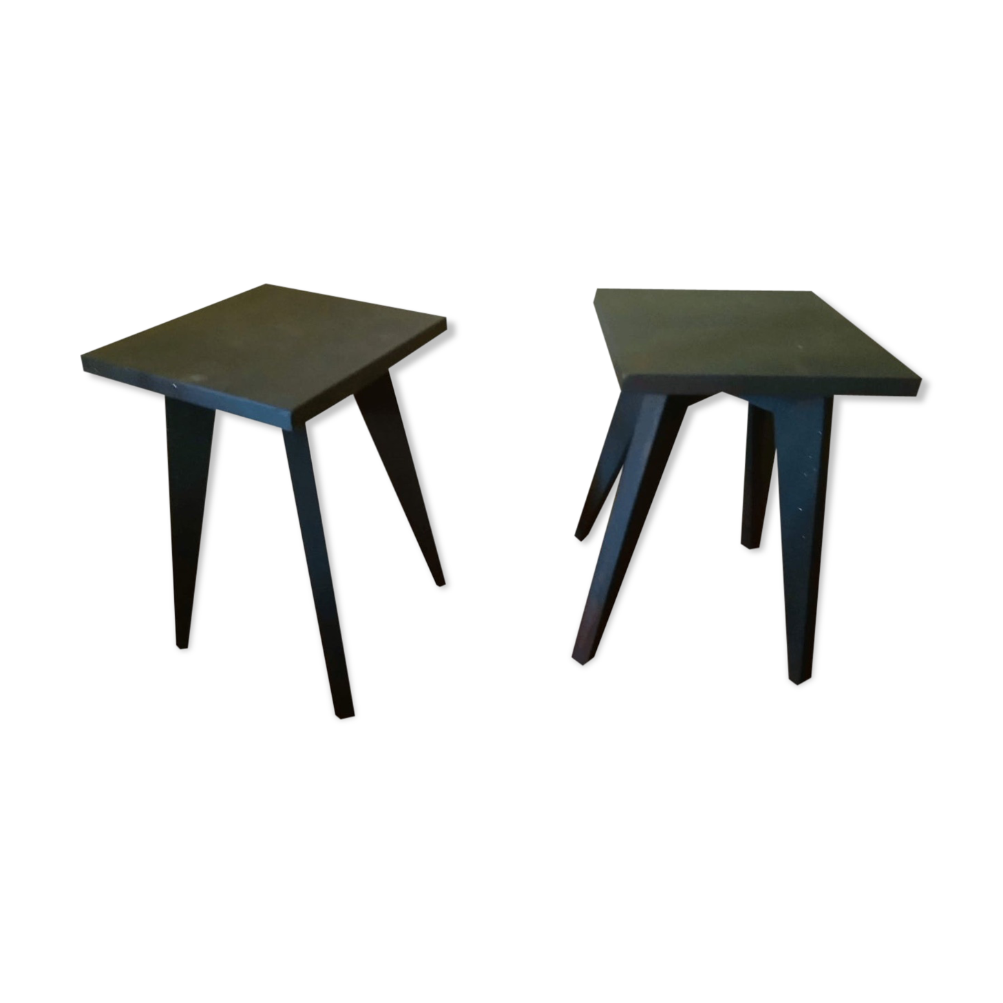 Pair of bedside black vintage