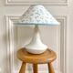 Ceramic lamp lampshade flowers