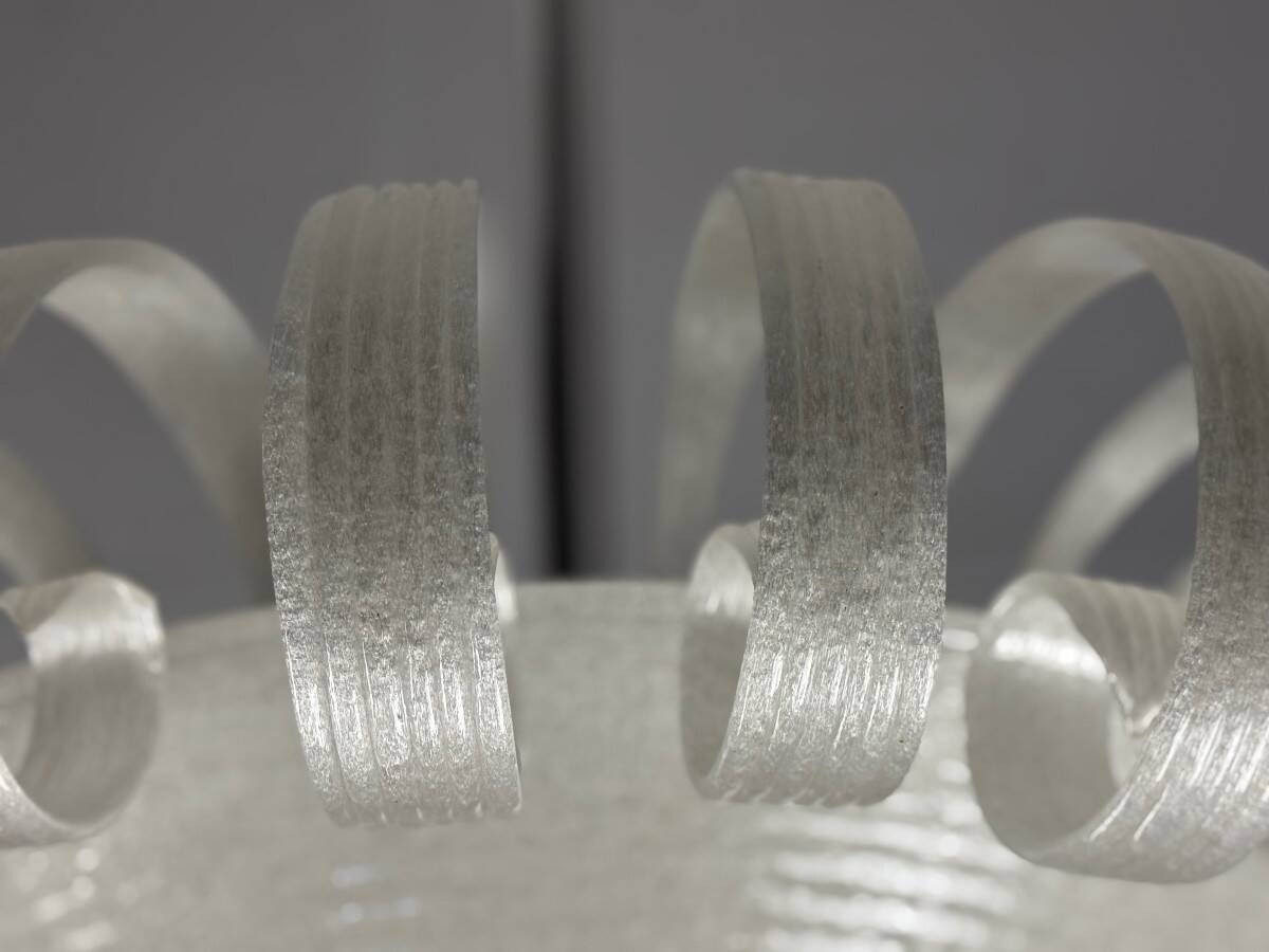 Venetian Chandelier in Iridescent White Murano Glass, Circa 1930